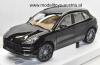 Porsche Macan Turbo SUV 2013 black metallic 1:18