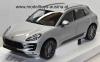 Porsche Macan Turbo SUV 2013 silver metallic 1:18