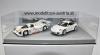 Porsche 962 C + Porsche 911 Carrera 4 S weiss PDK Set 1:43