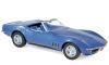 Chevrolet Corvette C3 Cabrio Stingray 1969 blue metallik 1:18