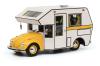 VW Käfer Minihome Motorhome Camper Caravano Campingbus 1977 gelb / weiss 1:18
