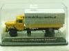 Mercedes Benz L3500 mit Plane Deutsche Bundespost gelb 1:43