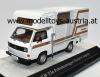 VW T3a Wohnmobil Camper Tischer-Camping Pritschenwagen 1:43