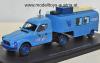 Citroen Acadiane mit Anhänger Camping Sattelzug Gauloises Truckente 1981 blau 1:43