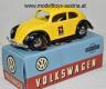 VW Beetle Ovali Swiss Post Office yellow / black 1:48
