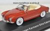 VW Karmann Ghia Cabriolet 1957 Corallen red 1:43