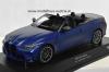 BMW G83 Cabrio M4 2021 matt blau metallik 1:18 BMW G83 Cabrio M4 2021 matt blau metallik 1:18