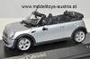 New Mini Cooper Cabrio 2004 silber metallik 1:43 New Mini Cooper Cabrio 2004 silber metallik 1:43