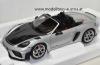 Porsche 718 Boxster 982 Spyder RS Cabrio 2023 Weissach Pack GT sibler metallik 1:18 Porsche 718 Boxster 982 Spyder RS Cabrio 2023 Weissach Pack GT sibler metallik 1:18