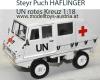 Steyr Puch Haflinger 700 AP geschlossen UN Rotes Kreuz weiss 1:18 Schuco Steyr Puch Haflinger 700 AP geschlossen UN Rotes Kreuz weiss 1:18 Schuco