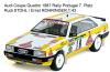 Audi Coupe Quattro 1987 Rally Portugal 7. Platz Rudi STOHL / Ernst ROHRINGER 1:43 Audi Coupe Quattro 1987 Rally Portugal 7. Platz Rudi STOHL / Ernst ROHRINGER 1:43