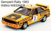Audi Quattro A2 1983 Wilfrid WIEDNER / Franz ZEHETNER Semperit Rally 1:43 Audi Quattro A2 1983 Wilfrid WIEDNER / Franz ZEHETNER Semperit Rally 1:43