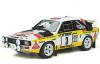 Audi Sport Quattro SWB 1985 Rally Monte Carlo Walter RÖHRL / Christian GEISTDÖRFER 1:18 Otto mobile Audi Sport Quattro SWB 1985 Rally Monte Carlo Walter RÖHRL / Christian GEISTDÖRFER 1:18 Otto mobile